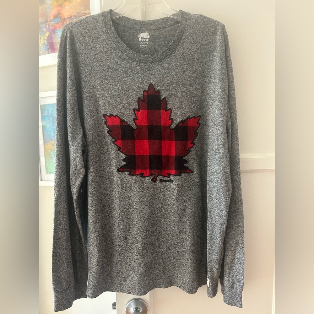 Men’s ROOTS long sleeve T-shirt XXL TTG